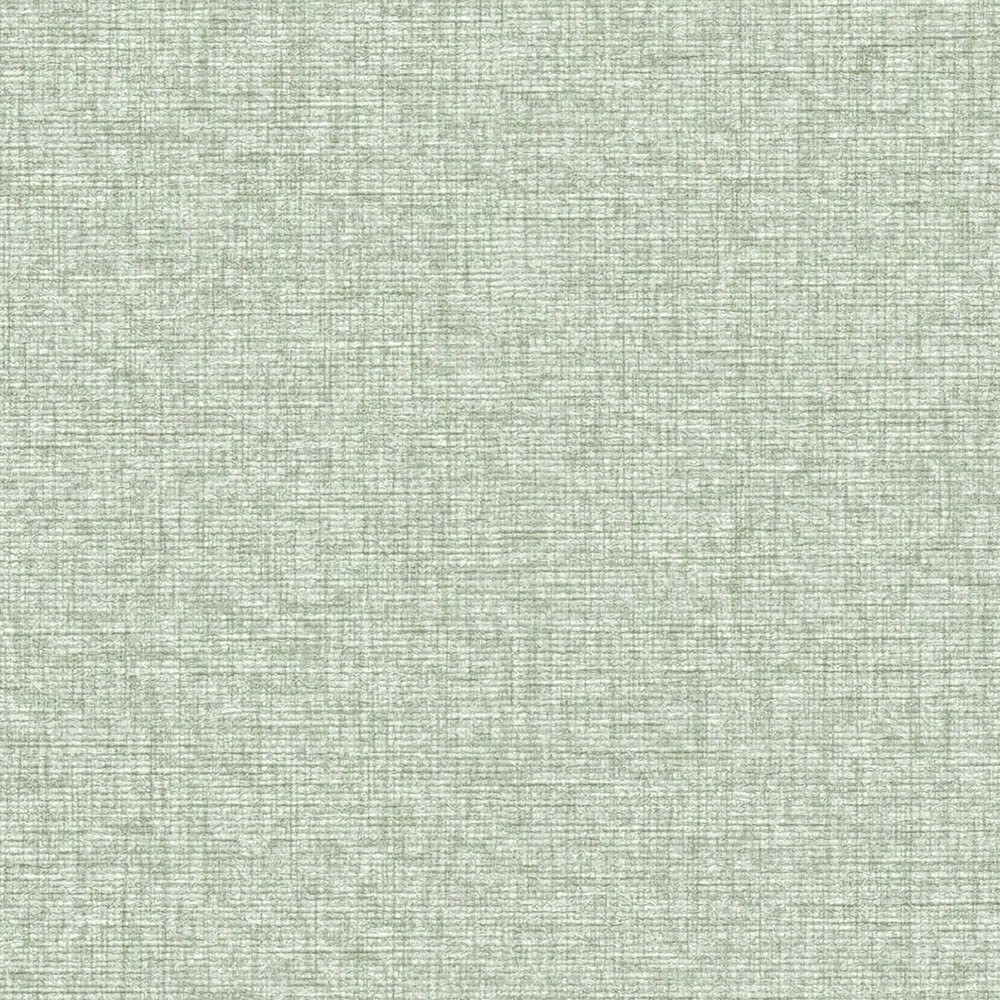             Einfarbige Tapete in Gewebe-Optik mit leichter Struktur, matt – Grün
        
