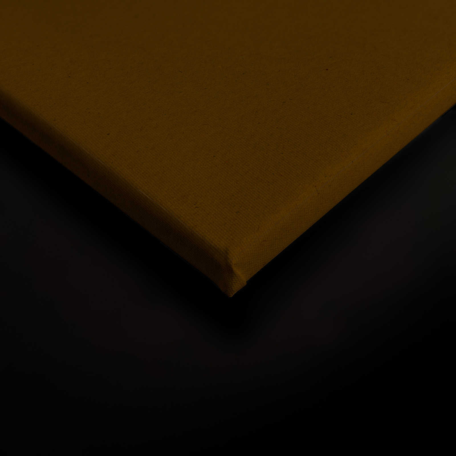 Himari 1 - pssst, Mangastyle auf Leinwandbild in Pappe Struktur – 0,90 m x 0,60 m