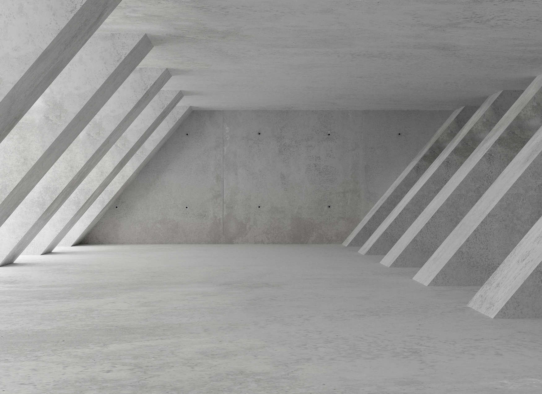 Beton, Architektur, Innenraum, Schräge Balken, Industrie