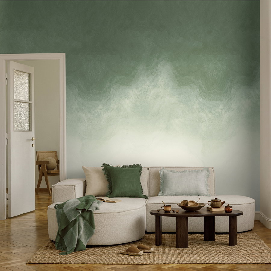 sofa, sectional, wohnzimmer, pastellwand, couchtisch