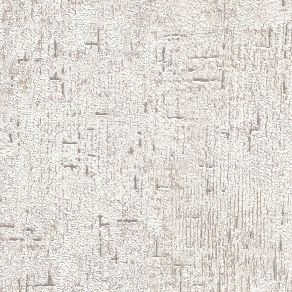 Vliestapete rustikale Putz-Struktur – Beige, Gold, Glänzend