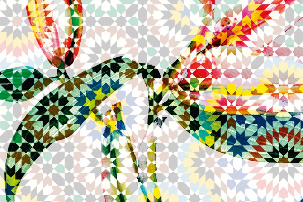 Muster, Kunst, Grafiken, Florales Design, Collage