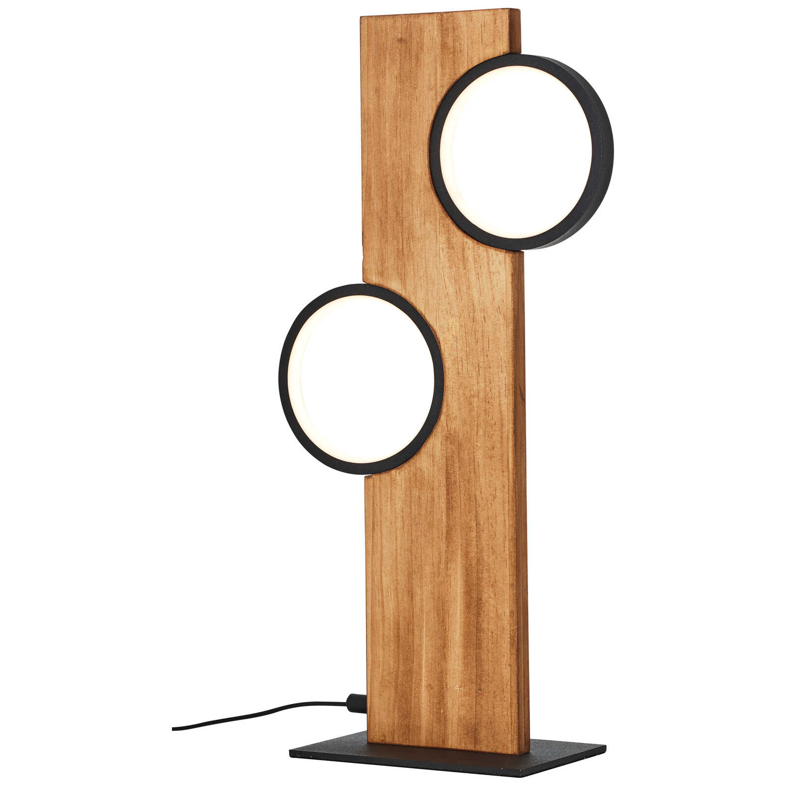 Tischleuchte aus Holz - Elena 2 – Braun
