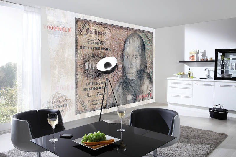             Photo wallpaper historical banknote - thousand marks
        
