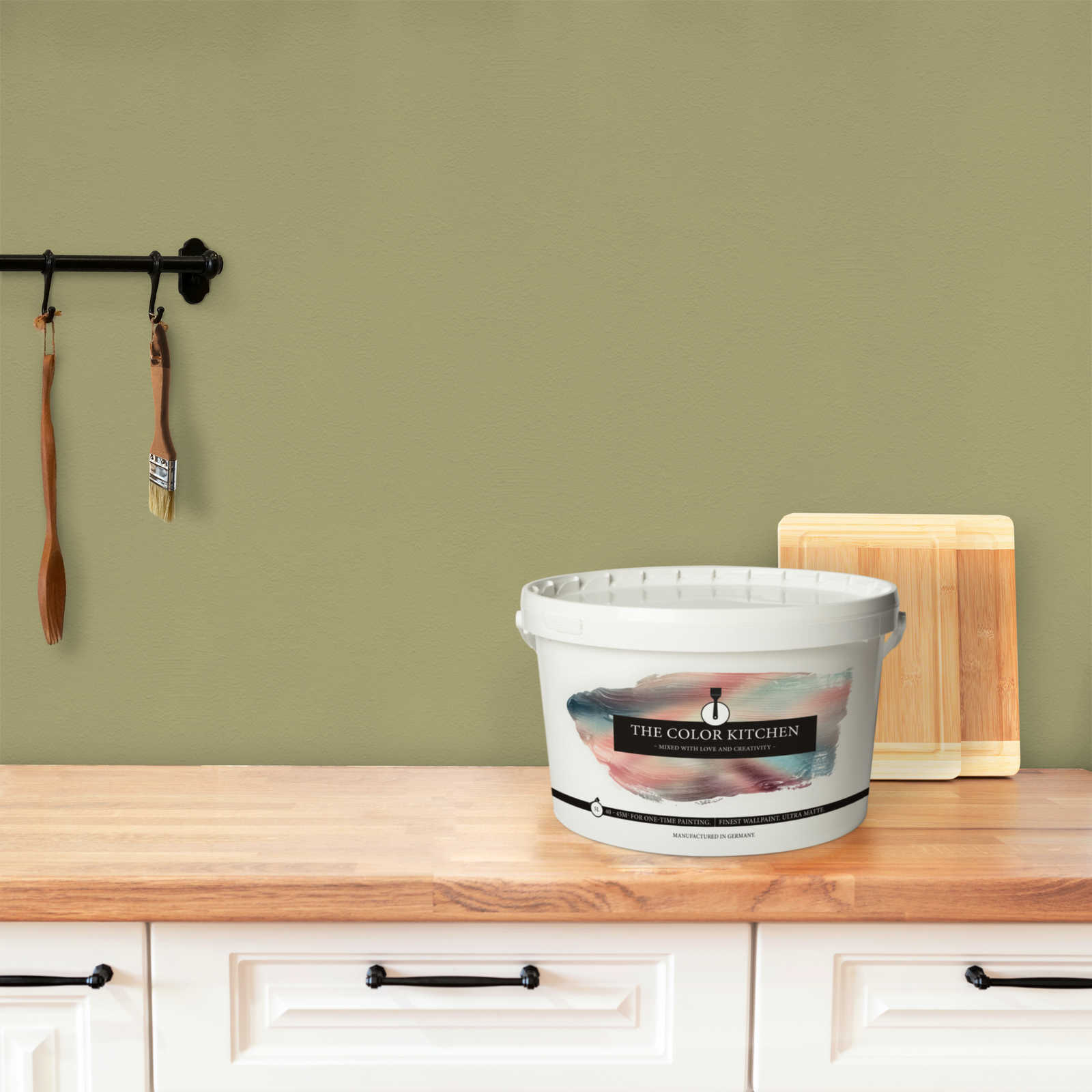Wandfarbe TCK4010 Mellow Matcha  ruhiges Grn  5l | A.S.