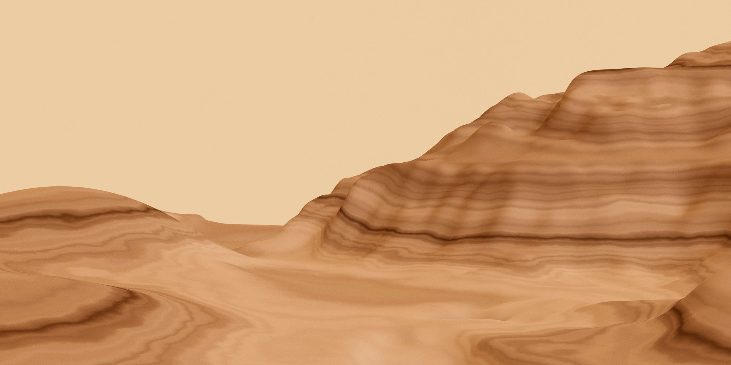 Photo wallpaper »luke« - Abstract desert landscape | DD127638