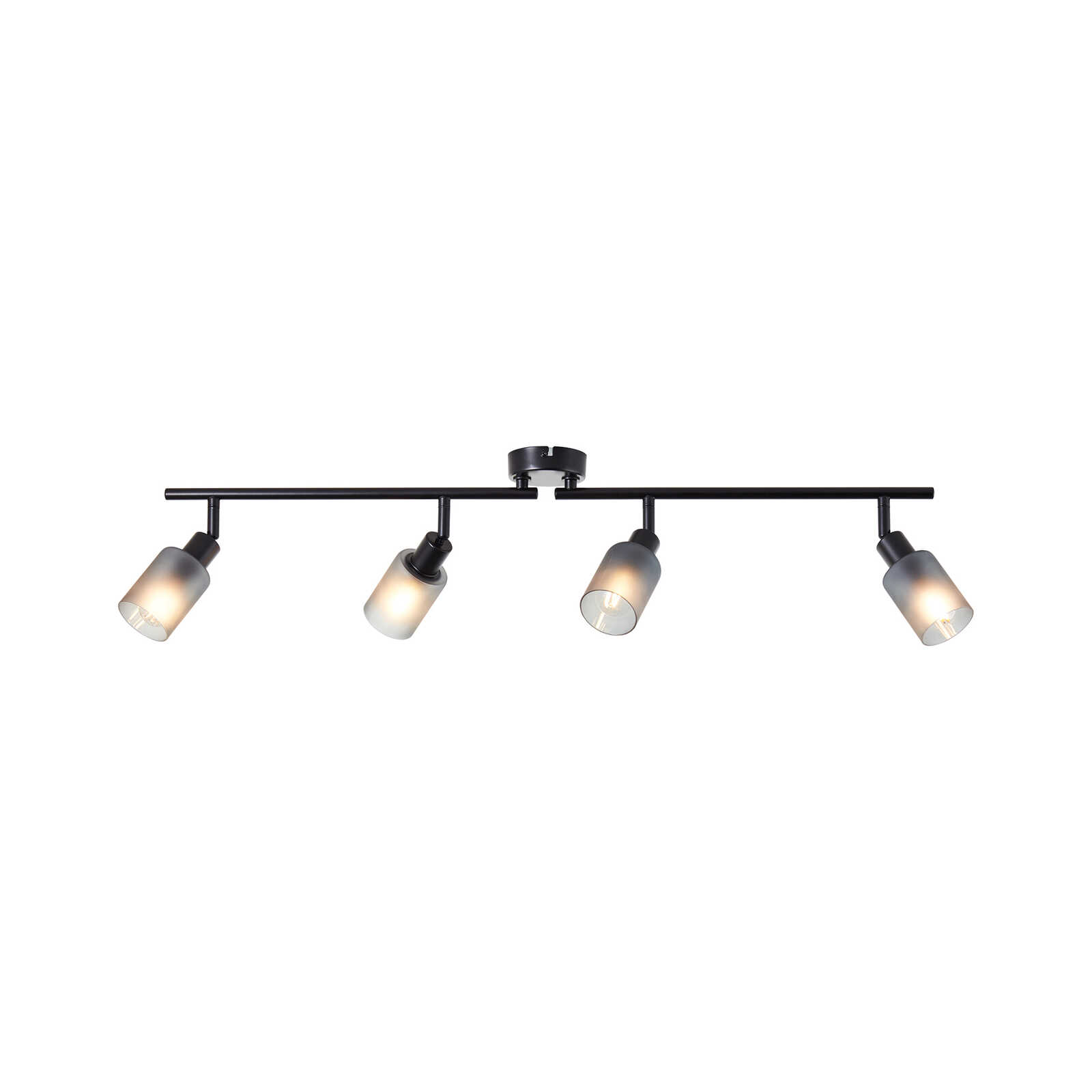         Glass spotlight tube - Leander - Grey
    