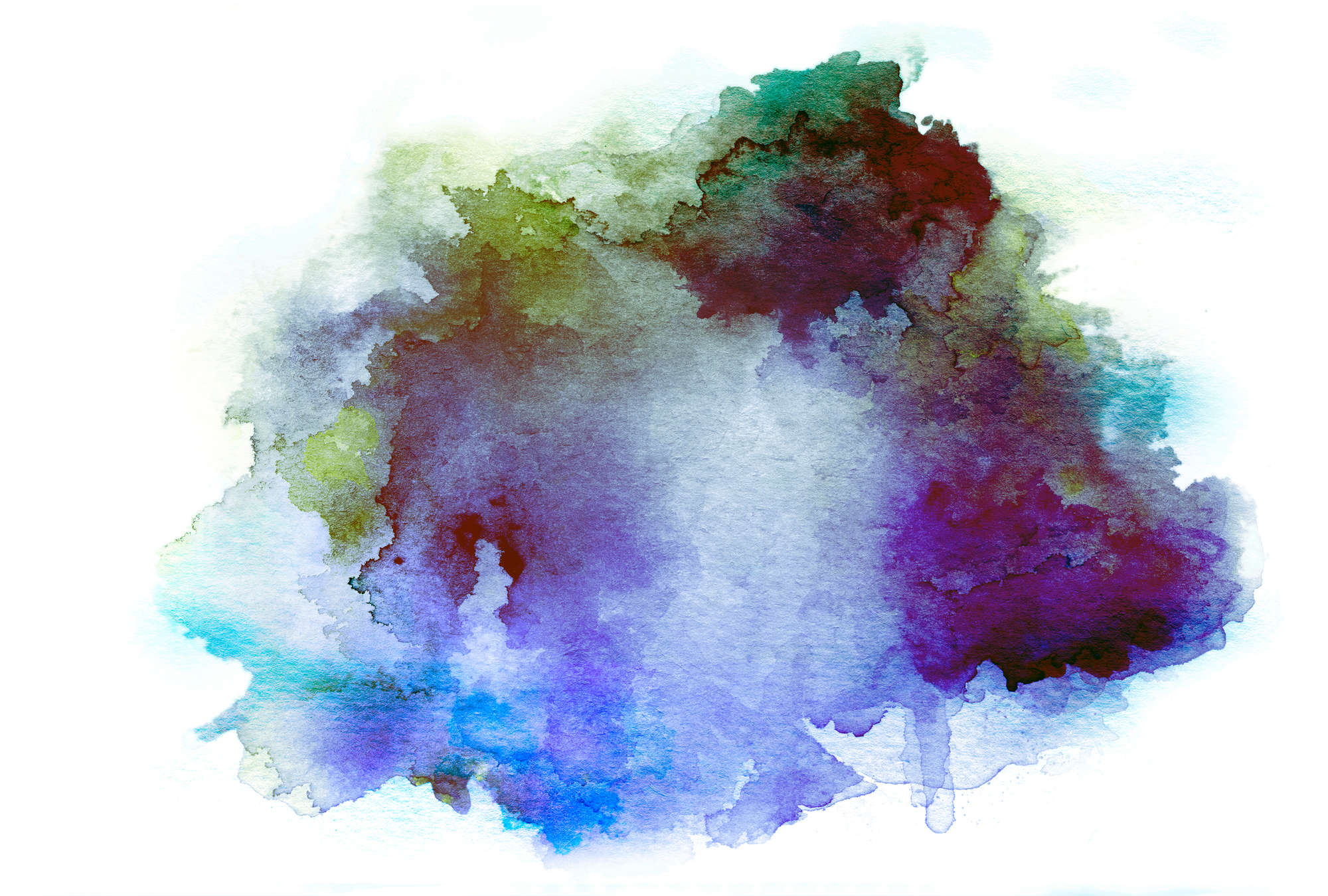 Aquarell, Farbspritzer, Wasserfarbe, Mischfarben, Kunstmotiv