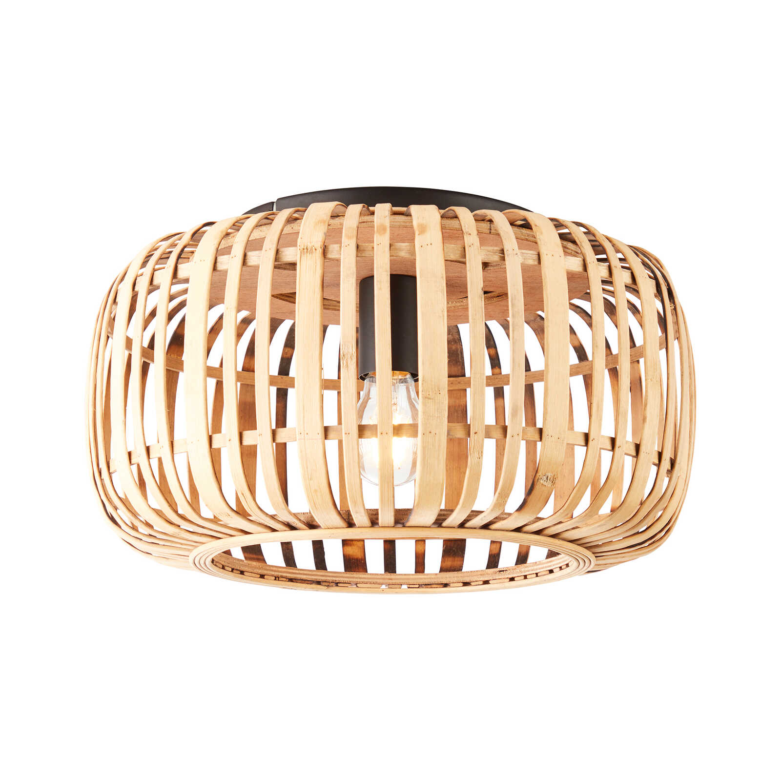         Bamboo ceiling light - Willi 6 - Brown
    