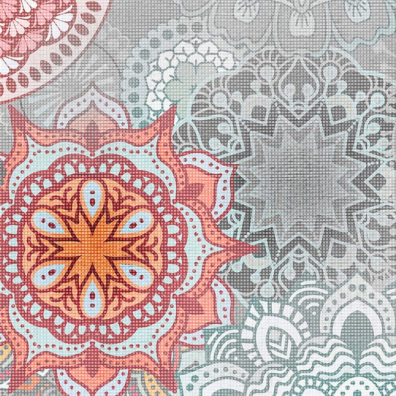 Muster, Mandala, Blumenmotiv, Paisley, Druck
