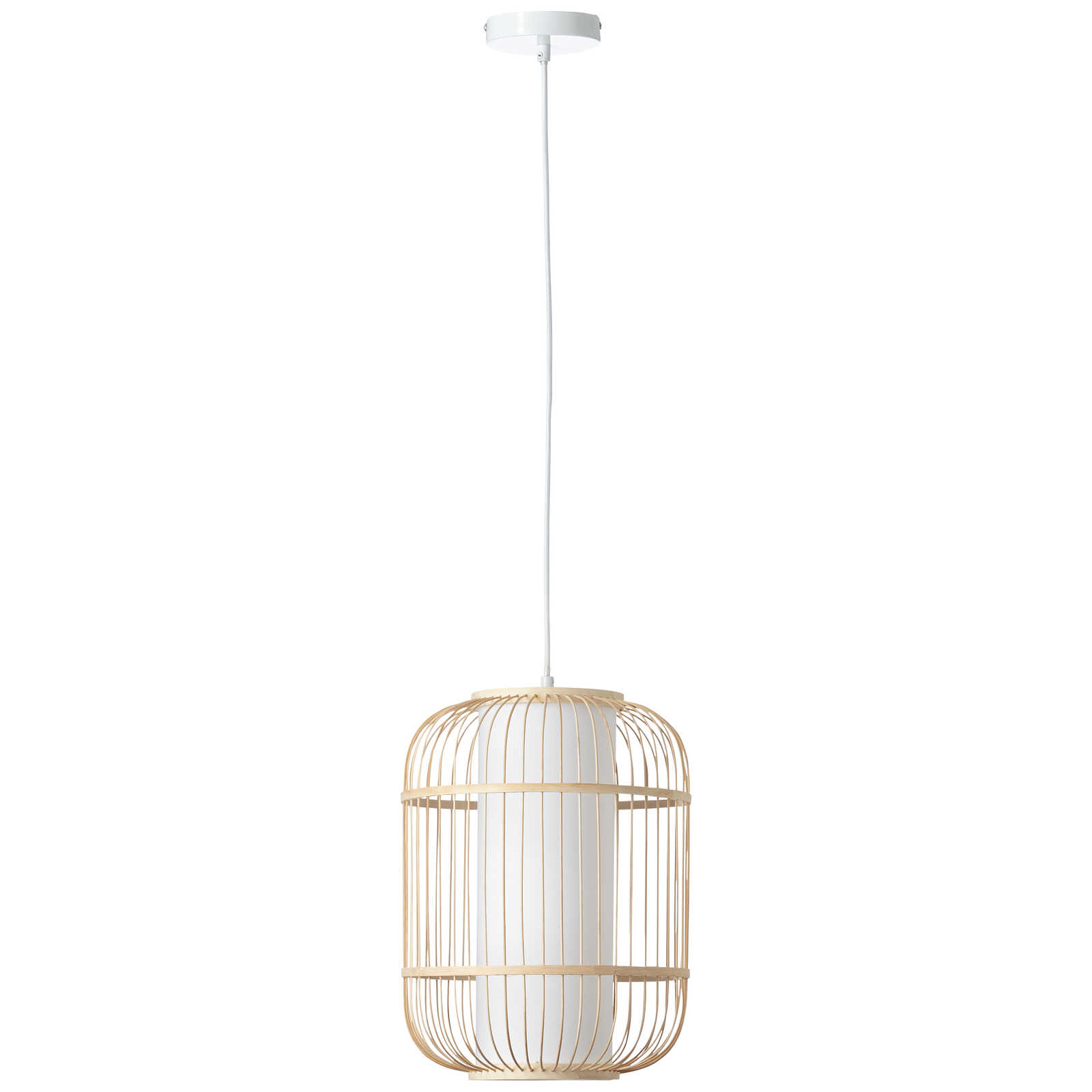             Bamboo pendant light - Charlie 1 - Brown
        