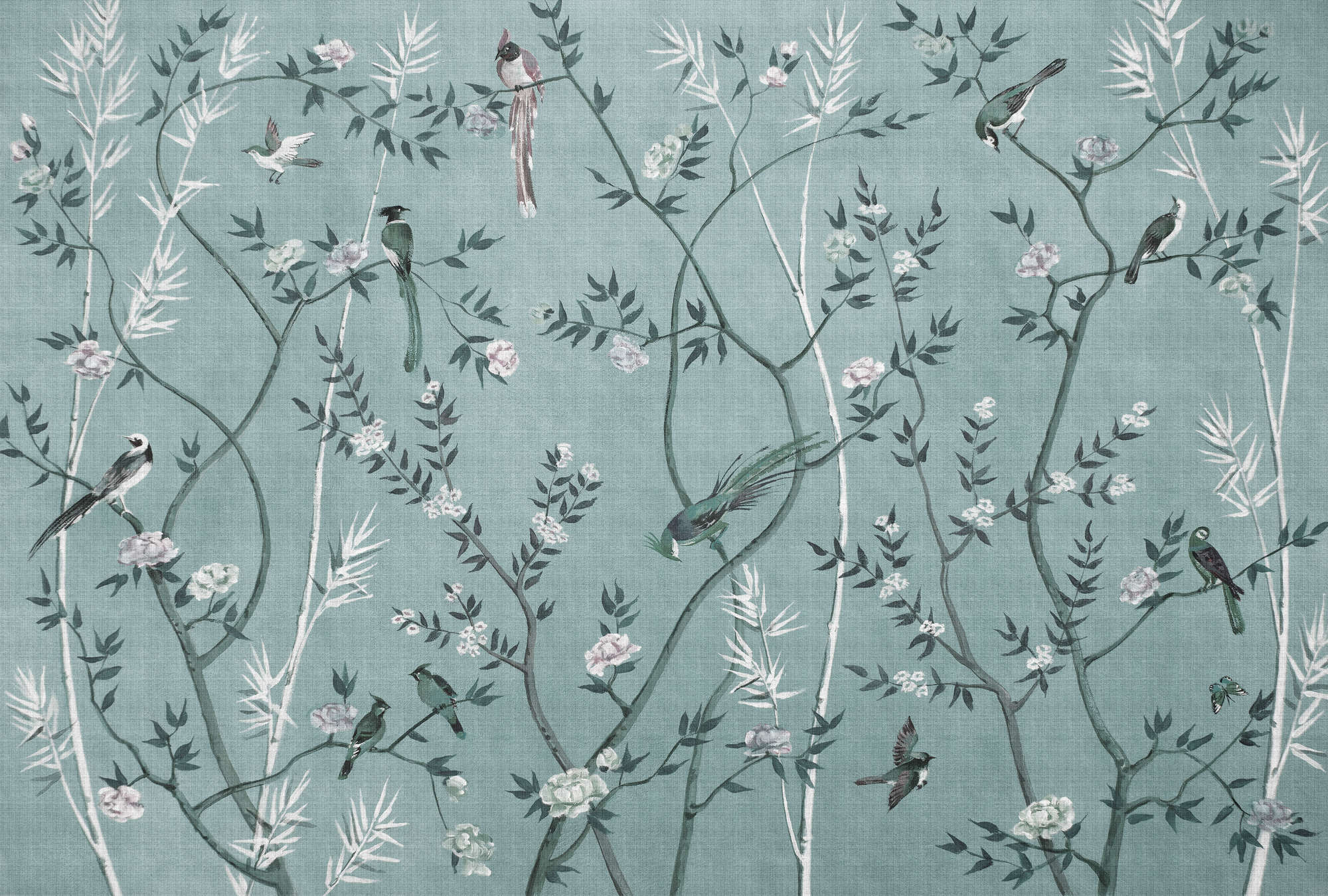 Dekoration für Zuhause, Teppich, Muster, Pflanze, Vogel