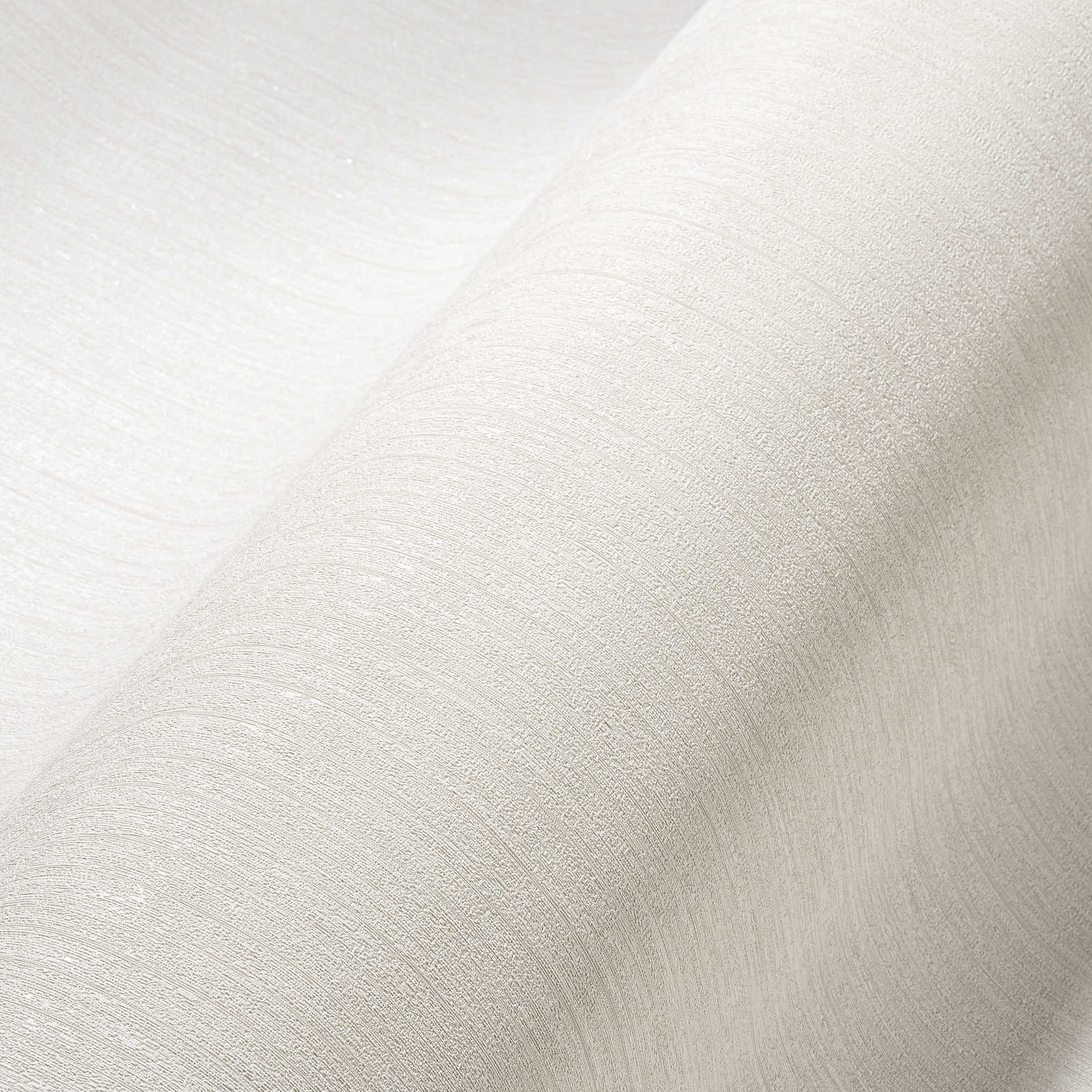             Einfarbige Tapete Creme Beige mit seidenmatt Finish
        