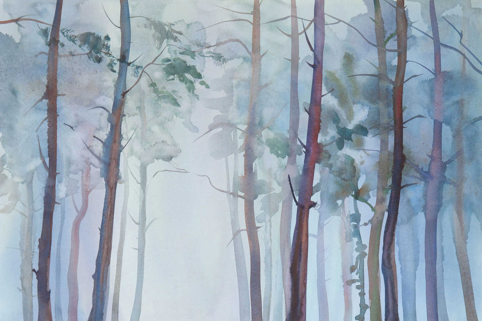Pflanzenwuchs, Baum, Gemälde, Wald, Wetter