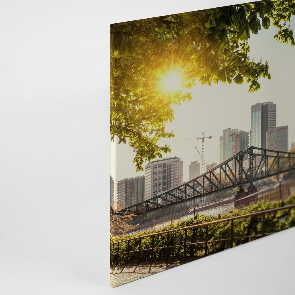             Canvas with Frankfurt Skyline - 0.90 m x 0.60 m
        