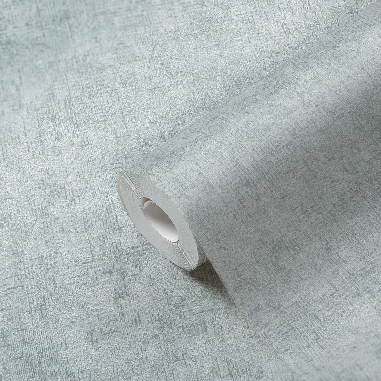             Vliestapete rustikale Putz-Struktur – Grün, Beige
        