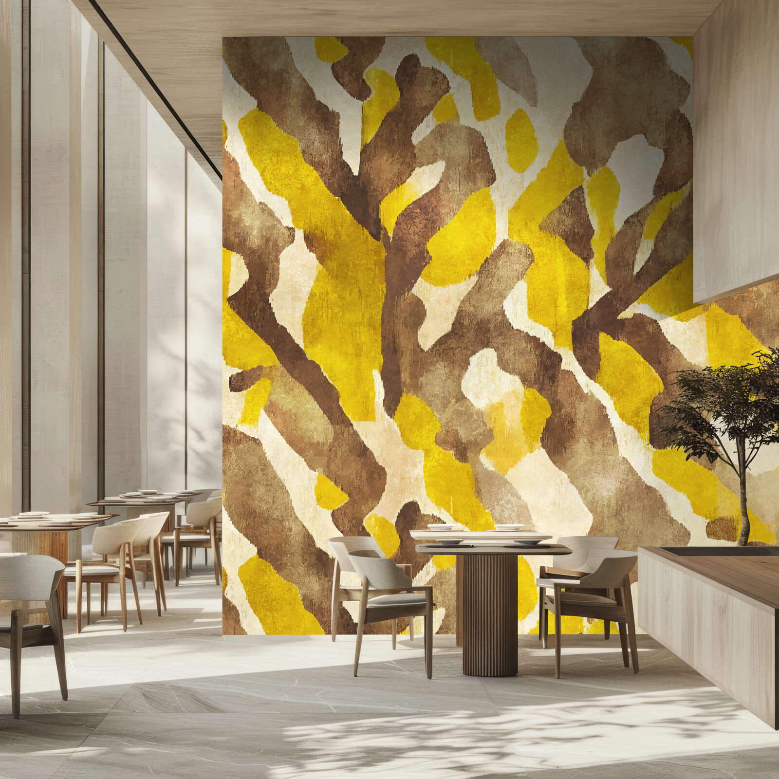 Drinnen, Innenarchitektur, Restaurant, Cafeteria, Gemälde