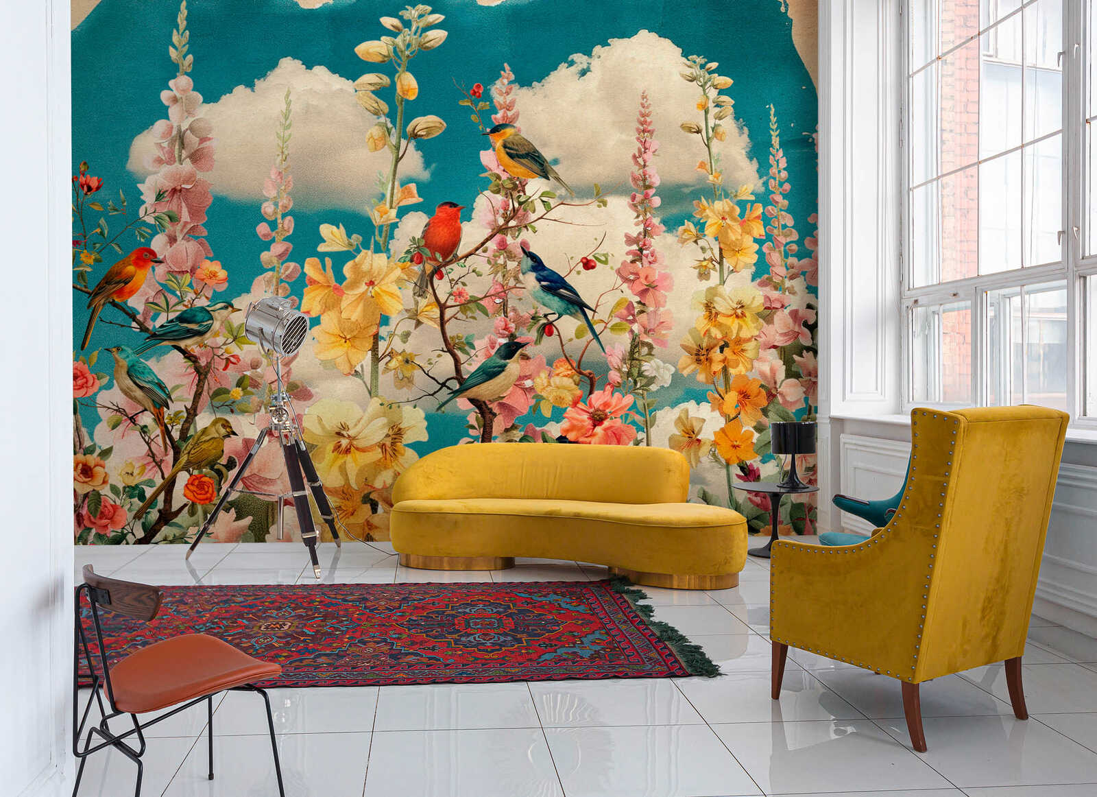 Dekoration für Zuhause, Kunst, Malerei, Vogel, Stuhl