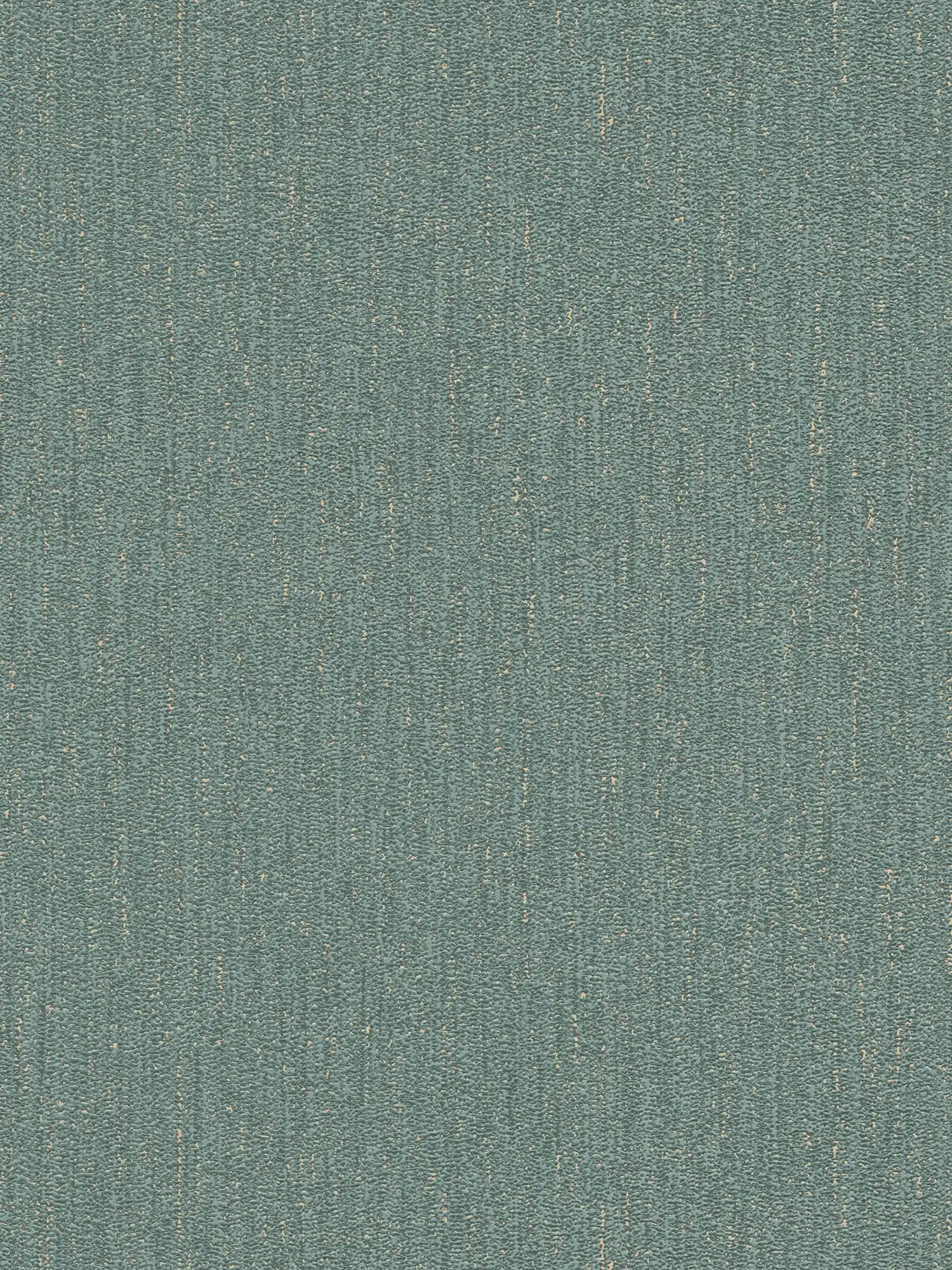 Strukturierte Tapete Gewebeoptik leicht glänzend – Grün, Gold