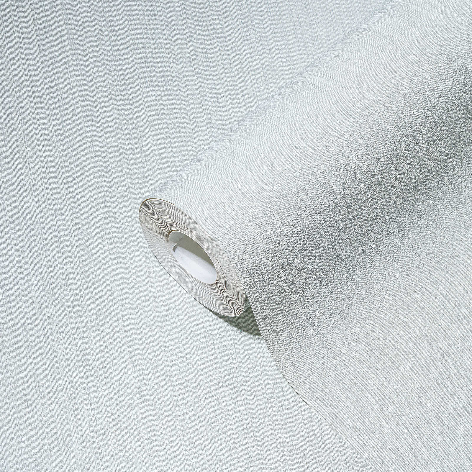             Tapete Graublau hell, seidenmatt mit Struktureffekt
        