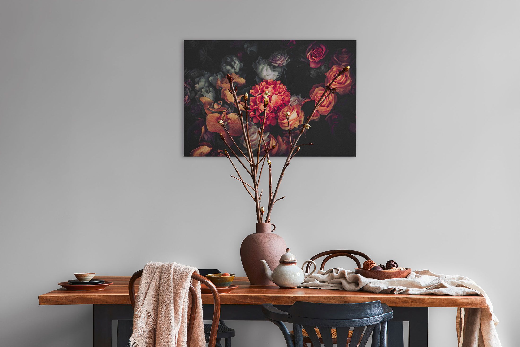 floral canvas picture