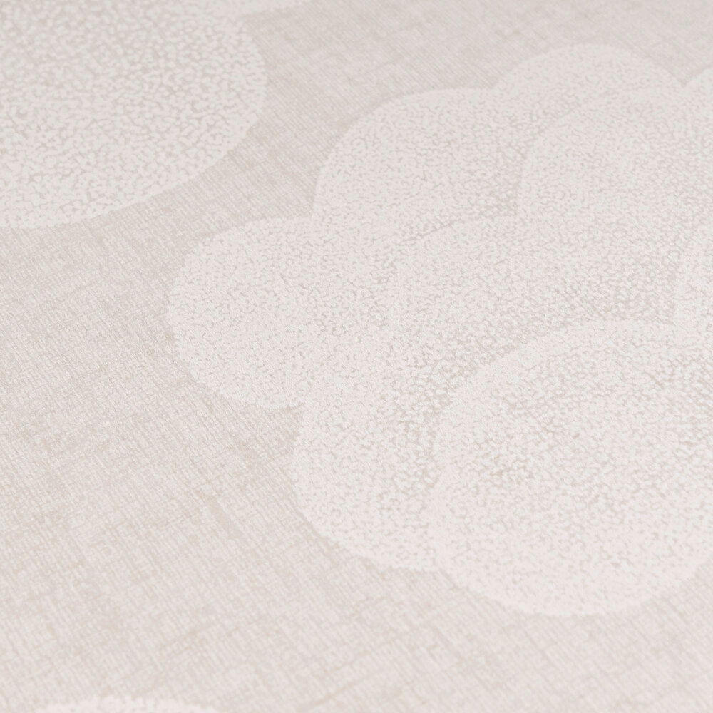             Kinderzimmer Vliestapete mit Wolkenmotiv – Ideal für eine entspannte und gemütliche Raumgestaltung – Beige, Braun, Weiß
        