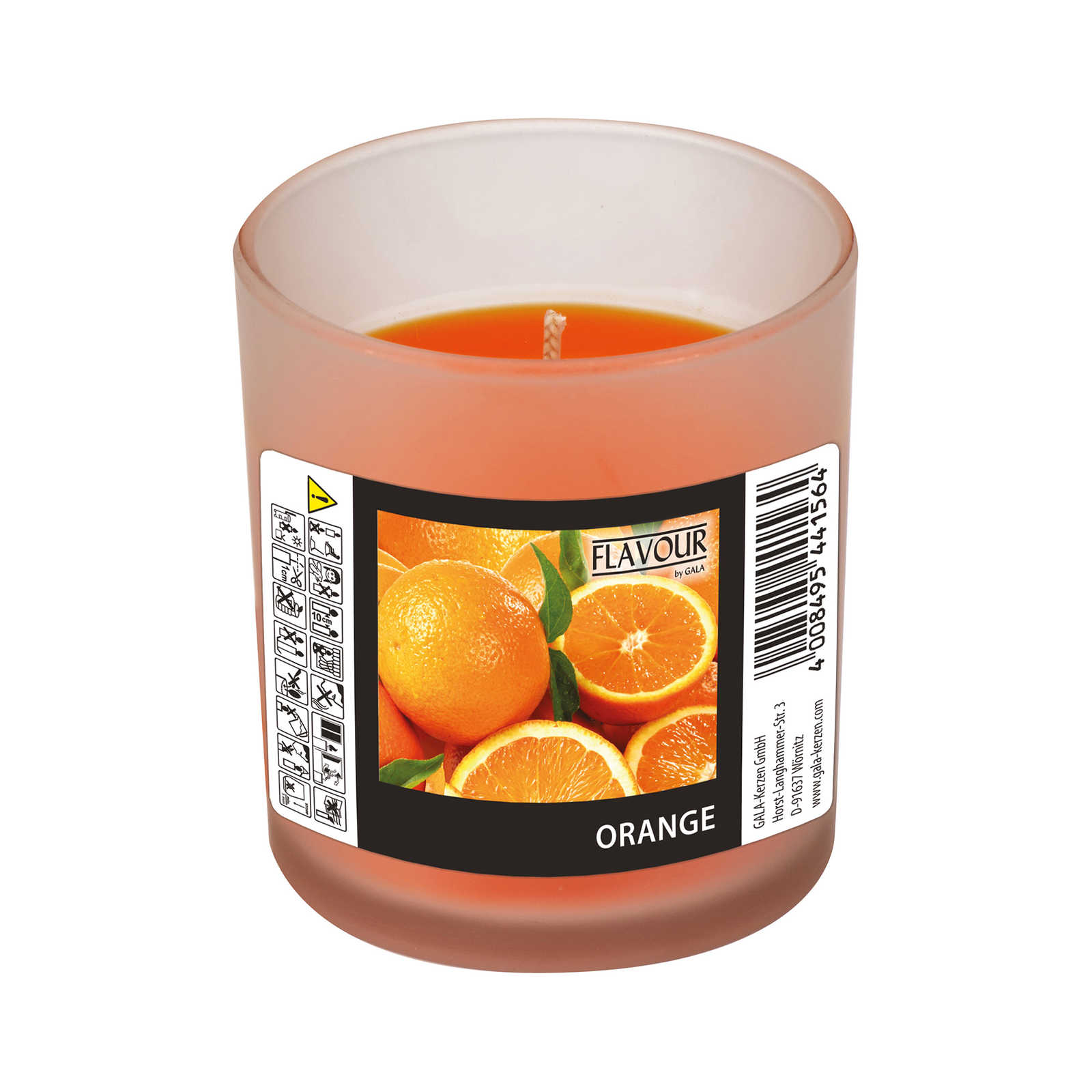 Orange Duftkerze • stimmungshebendem Duft » online