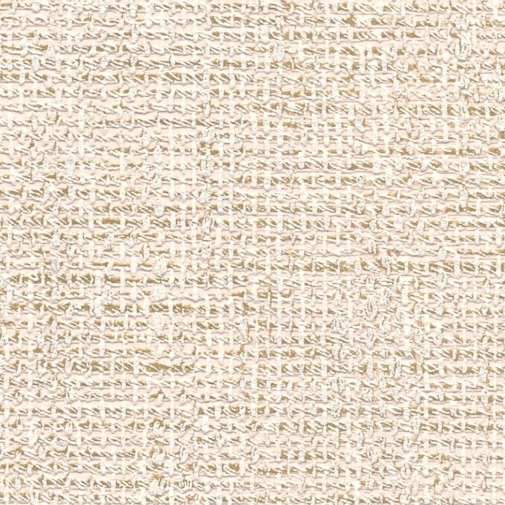 papier peint en papier aspect lin Marron toile de jute grossière