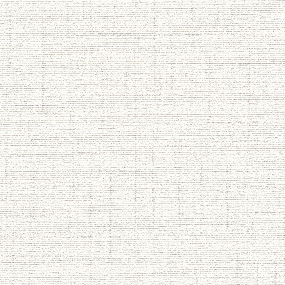             Neutrale Unitapete mit Leinenoptik – Grau, Weiß
        