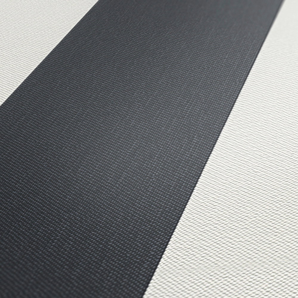 Debona Stripe Wallpaper 3 Rolls – Silver Grey Black White Metallic Shiny Textured