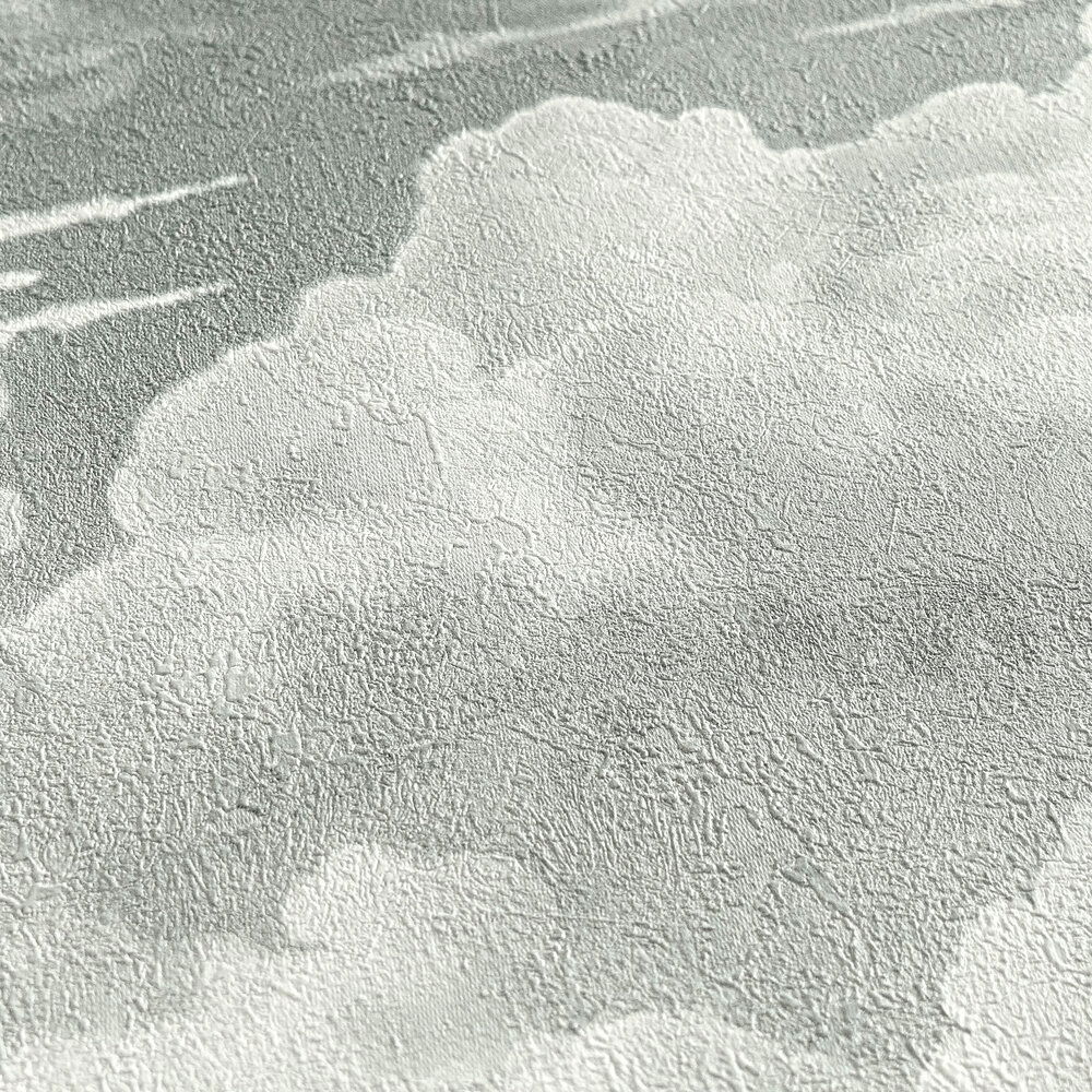             MICHALSKY Vliestapete mit Wolken in grauem Farbton – Weiß, Grau
        