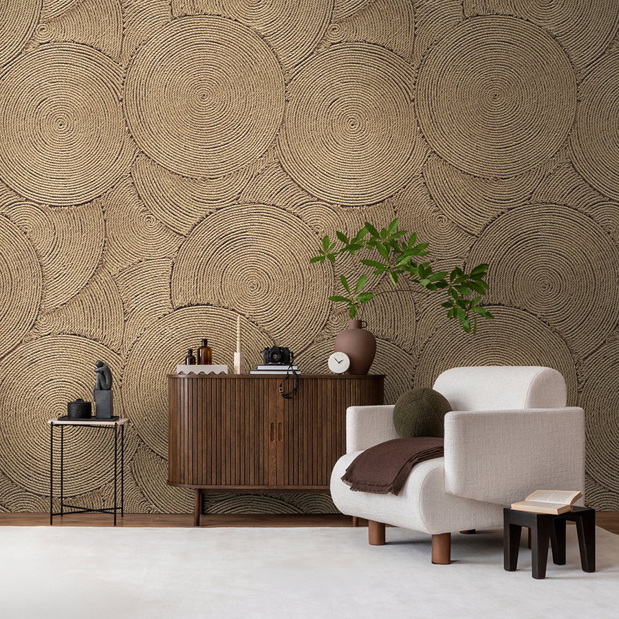 Wanddeko, Wohnzimmer, Rohholzoberflächen, Wandtextur, Naturstil