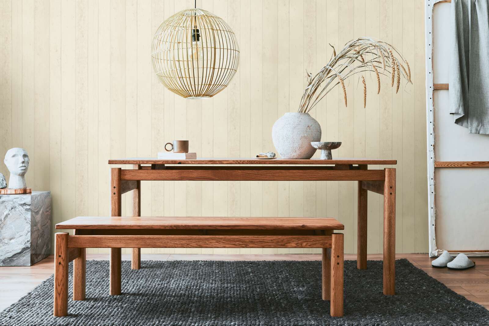 Esstisch, Holztisch, Eiche, Minimalistisch, Wohnstil