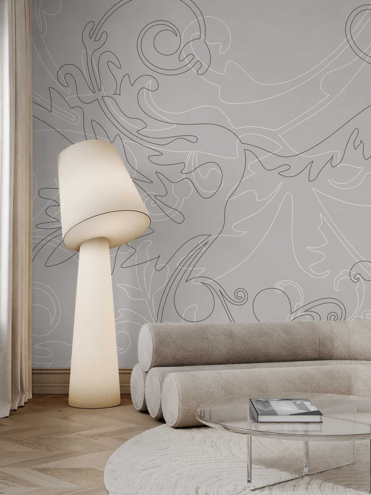 Lampen, Stehlampe, Raumdekoration, Wohnzimmer, Musterwand