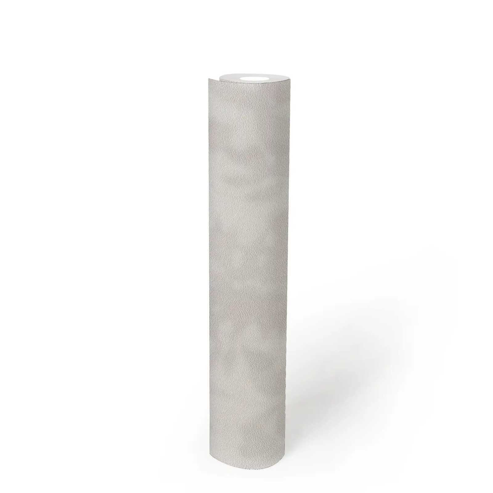 Daniel Hechter Elegante Vliestapete mit dezentem Blattmuster – Grau, Creme