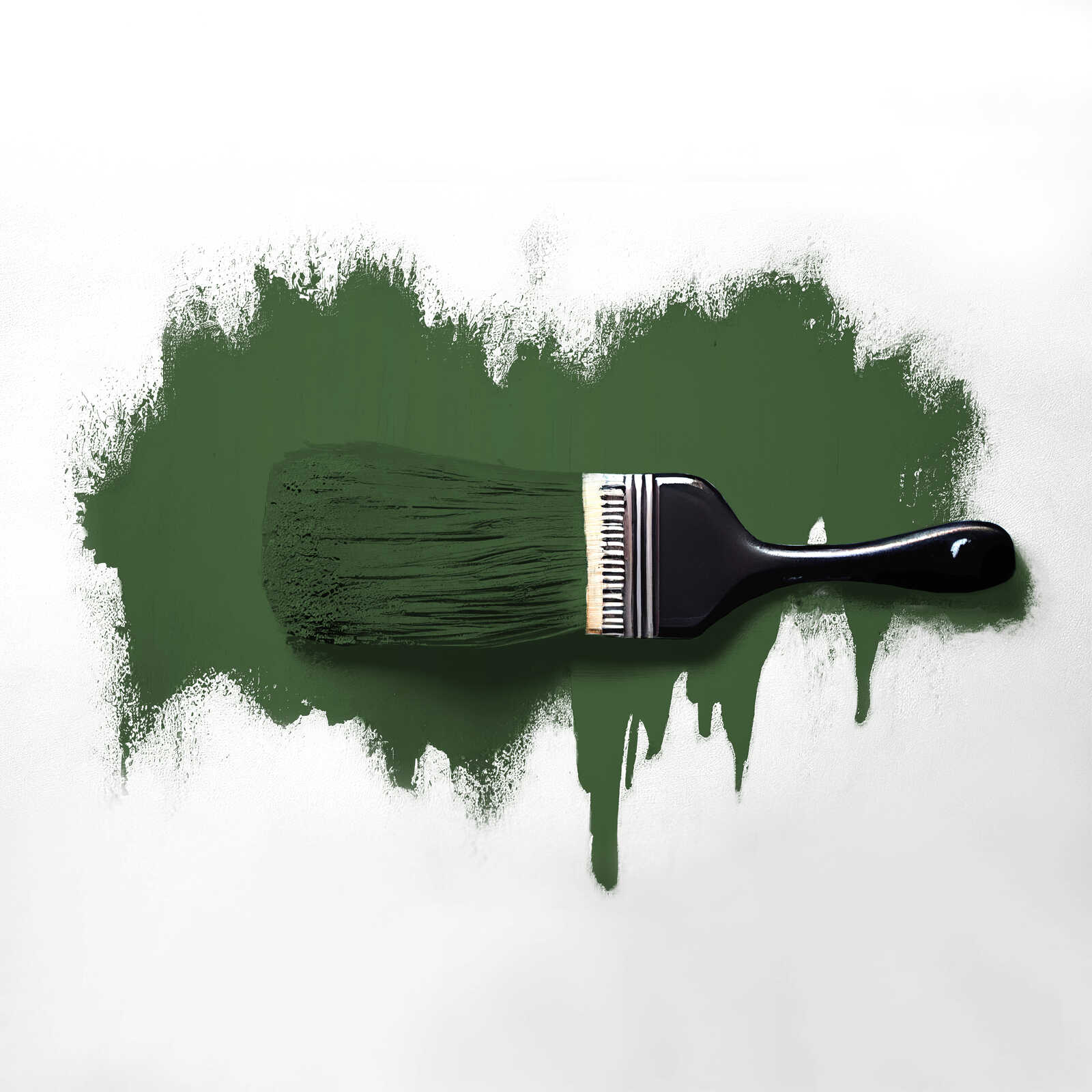 paintbrush, grüner farbstrich, pinsel, künstlerbedarf, einfarbig grün