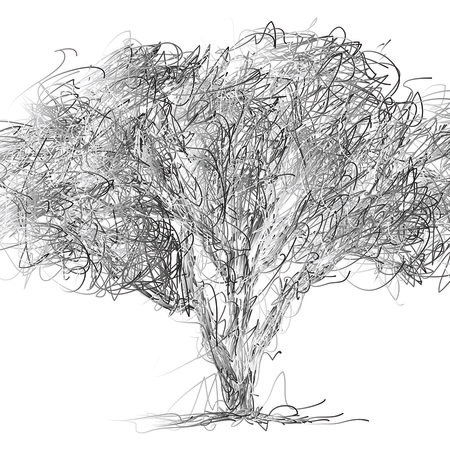         Papier peint Dessin d'arbre en ligne
    