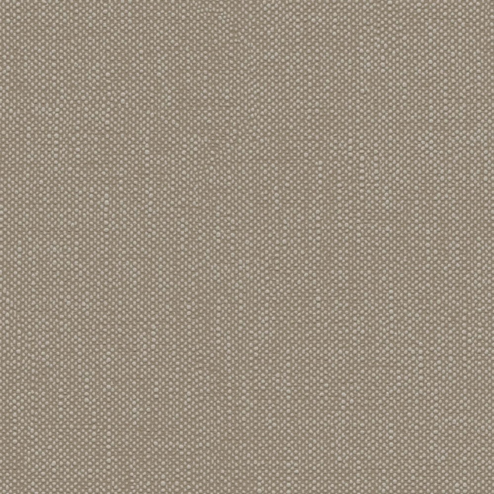             Einfarbige Vliestapete mit schlichter Textilstruktur – Grau, Braun
        