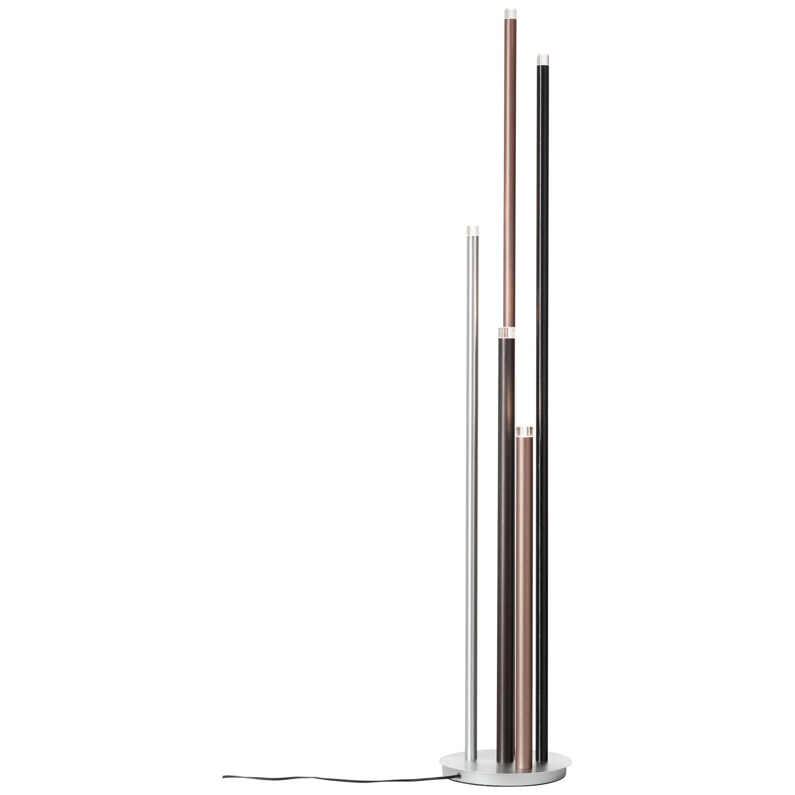 Stehleuchte aus Metall - Eddy 6 – Braun