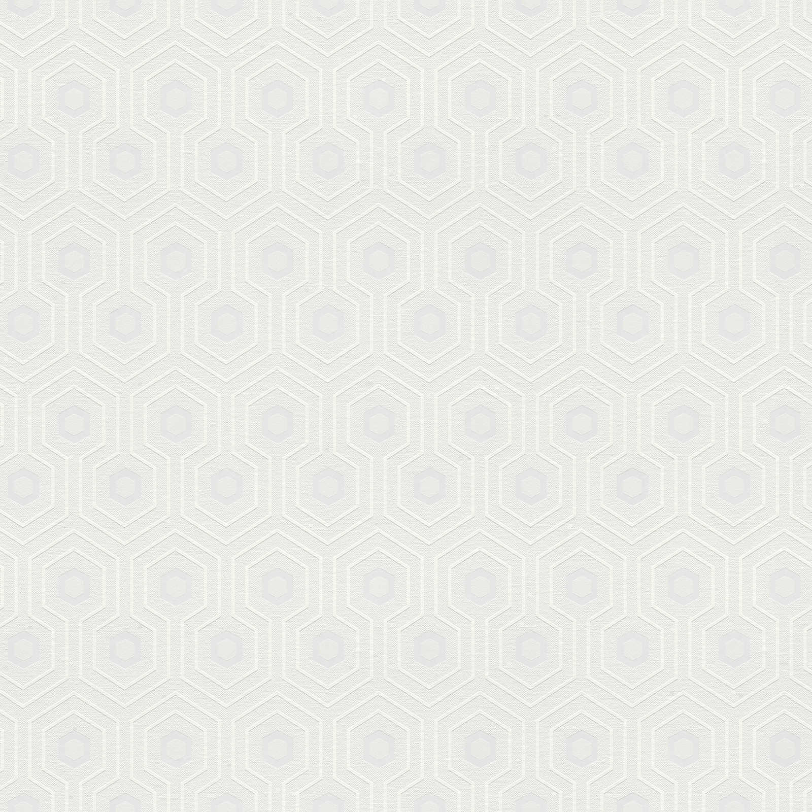         Non-woven wallpaper with graphic retro pattern - 25,00 m x 1,06 m
    