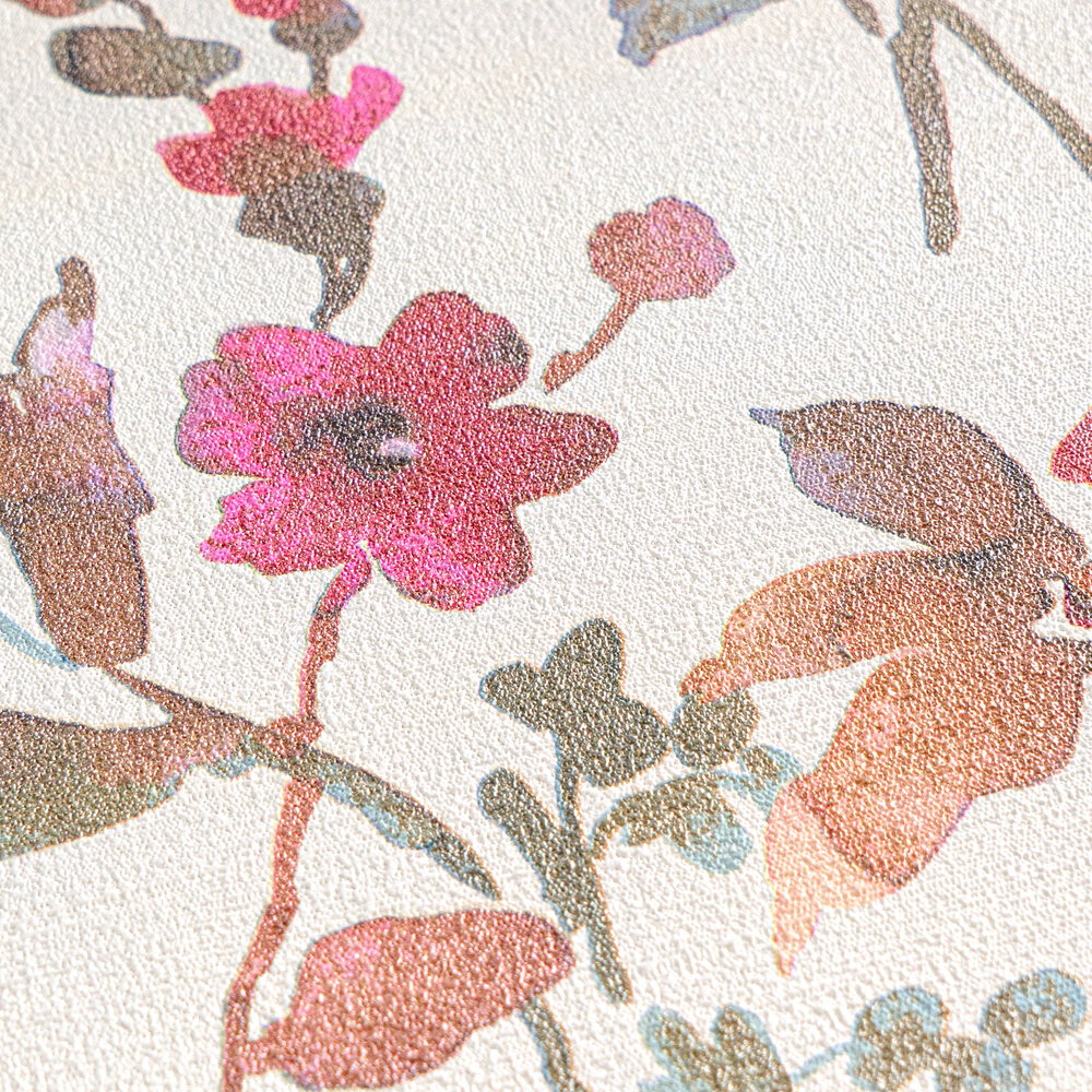 Dekoration für Zuhause, Muster, Florales Design, Teppich, Person