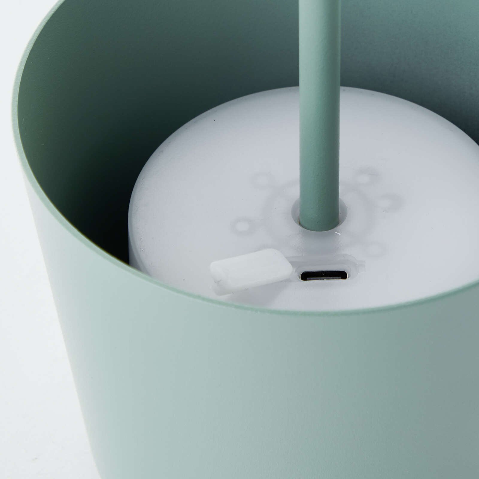 Schlichte Tischleuchte - Zeitloses Design für gemütliche Beleuchtung 10cm Durchm. x 37cm Höhe – Grün