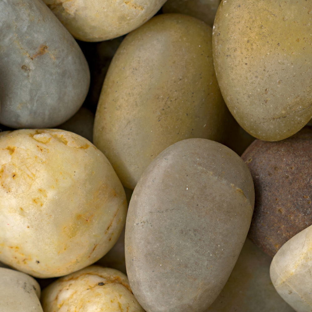             Vliestapete in Kieselsteinoptik – Fototapete mit 3D Effekt – Braun, Grau
        