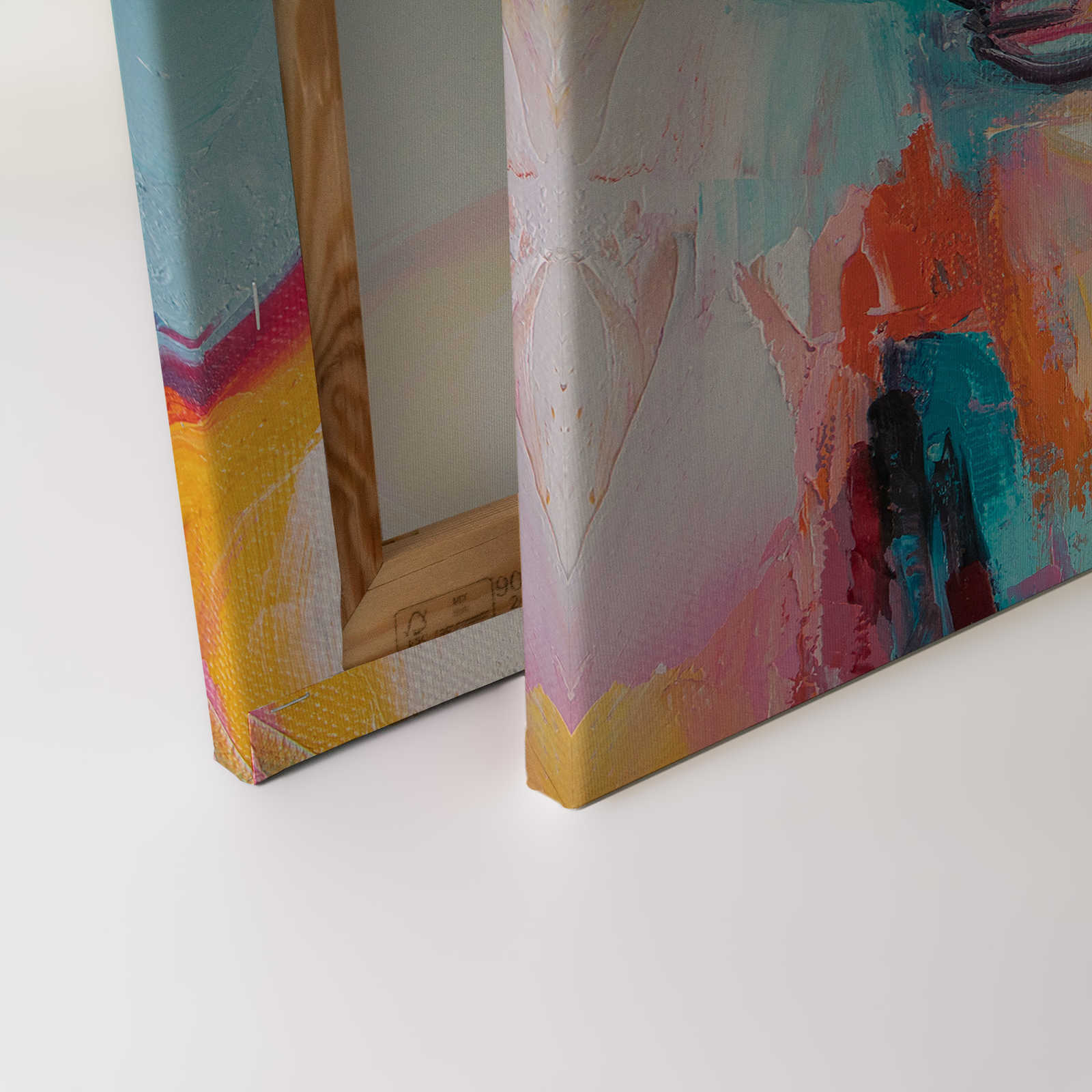             Leinwandbild Acryl Zeichnung einer Frau – 0,90 m x 0,60 m
        