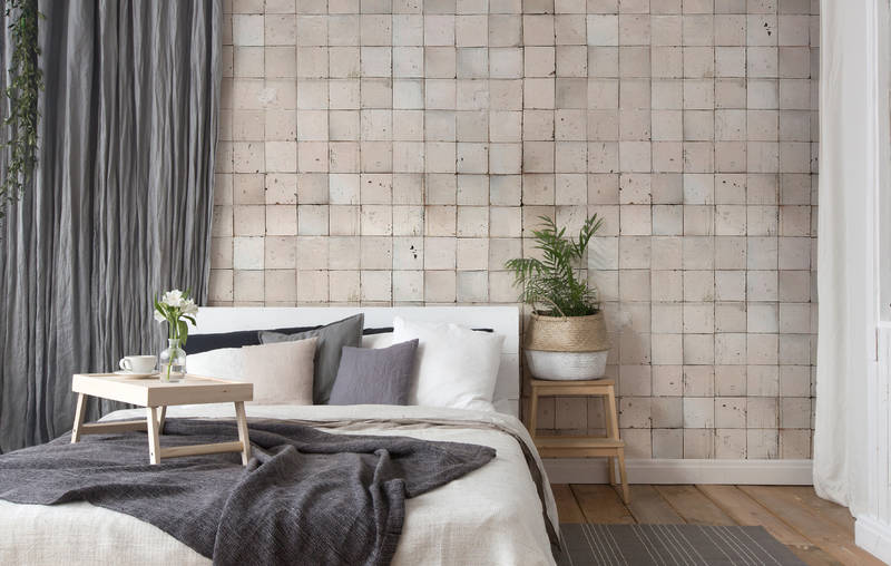 Bett, Schlafzimmer, Decke, Kissen, Pflanzen