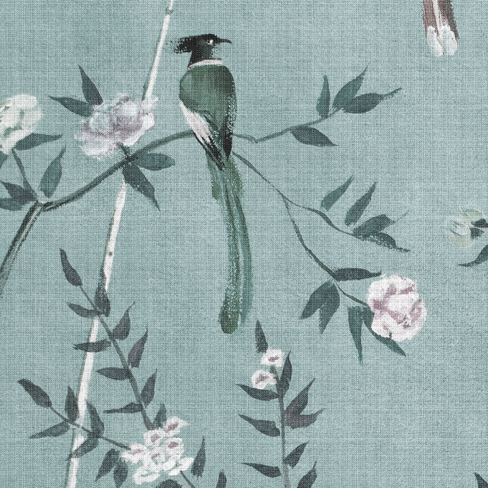 Muster, Dekoration für Zuhause, Florales Design, Leinen, Vogel