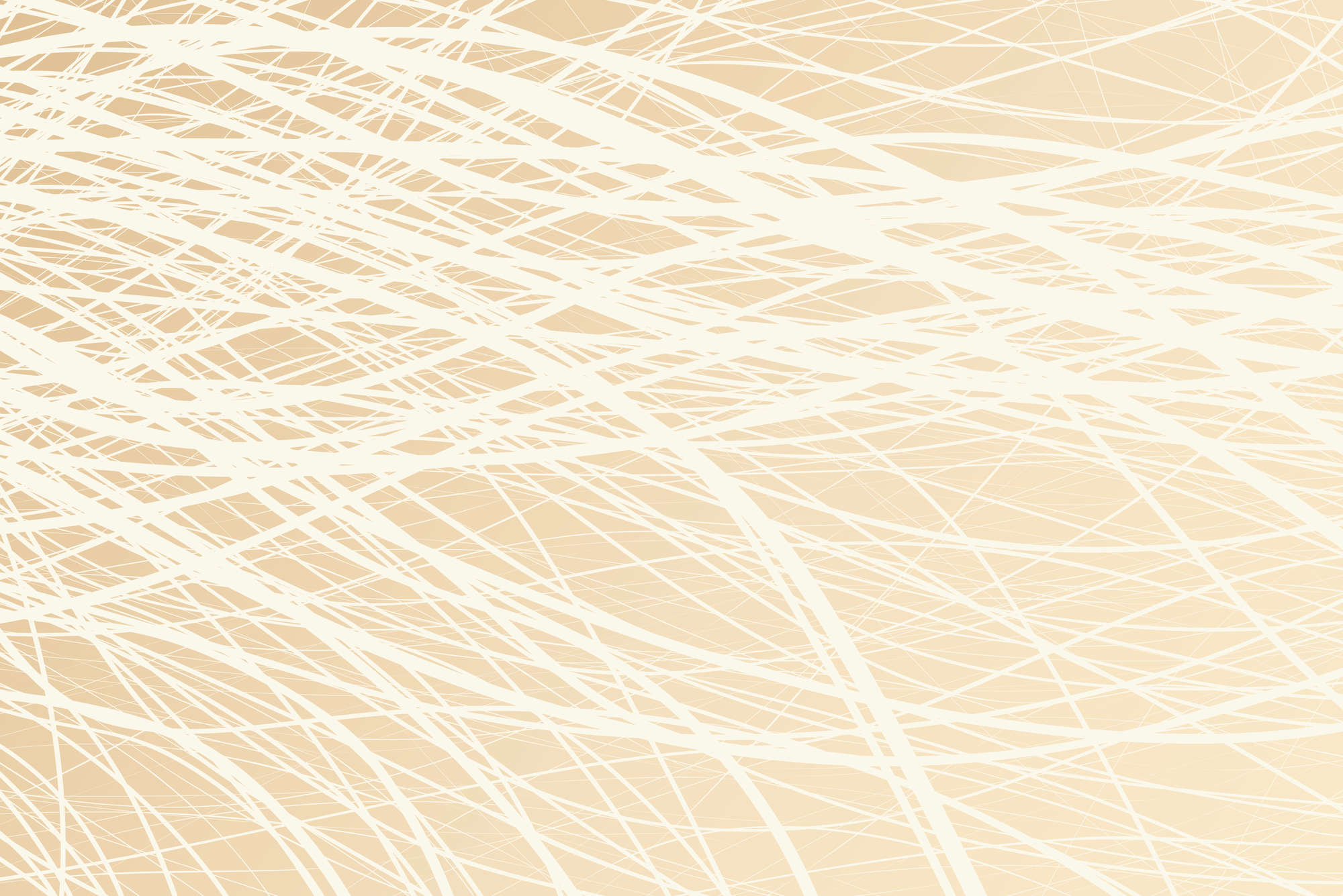             Designbehang graspatroon geel op eersteklas gladde fleece
        