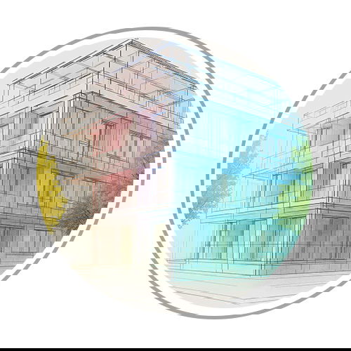 Bürogebäude, Stadt, Städtisch, Eigentumswohnung, Hochhaus