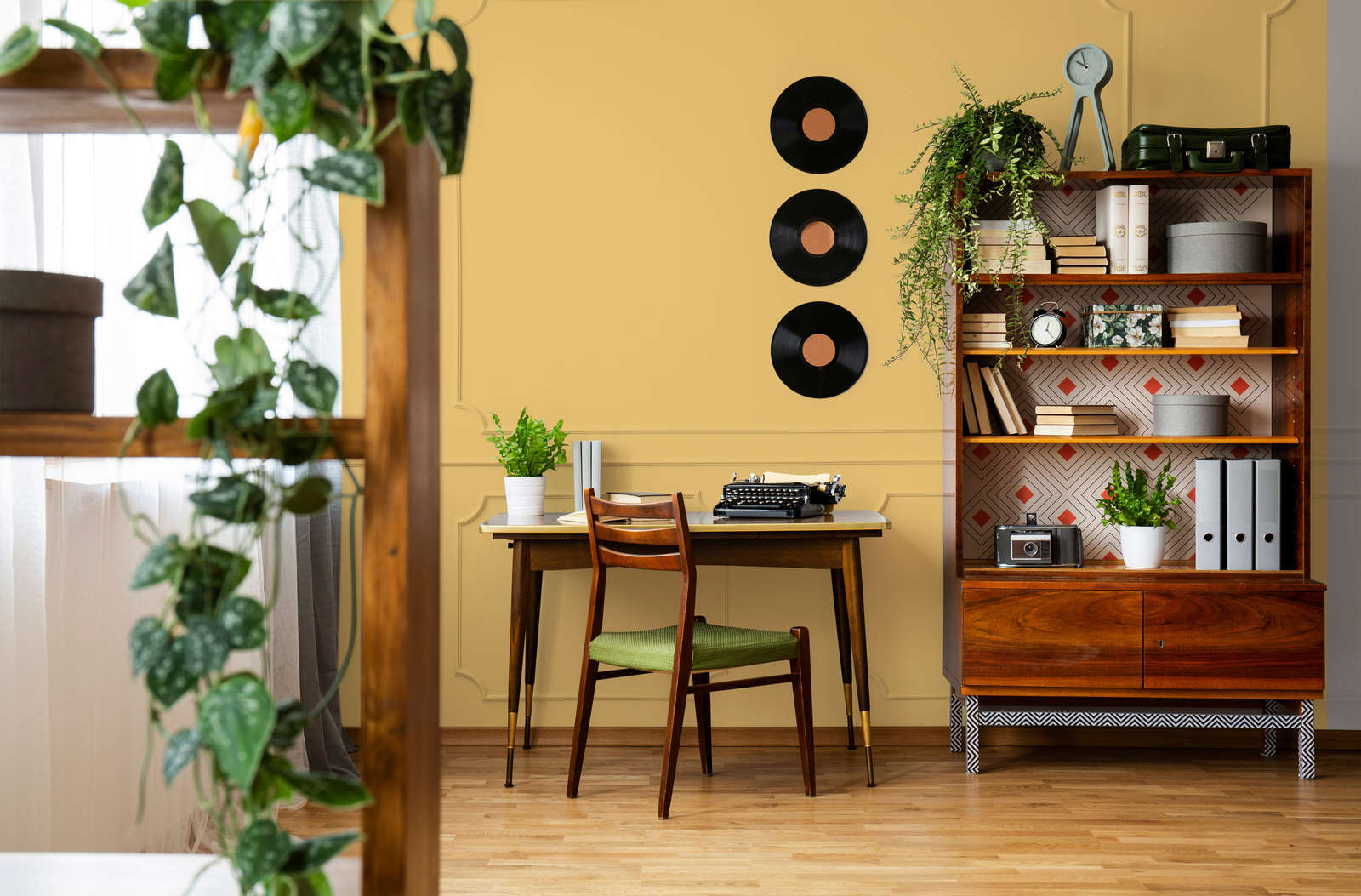 Innenarchitektur, Holz, Mobiliar, Tabelle, Topfpflanze