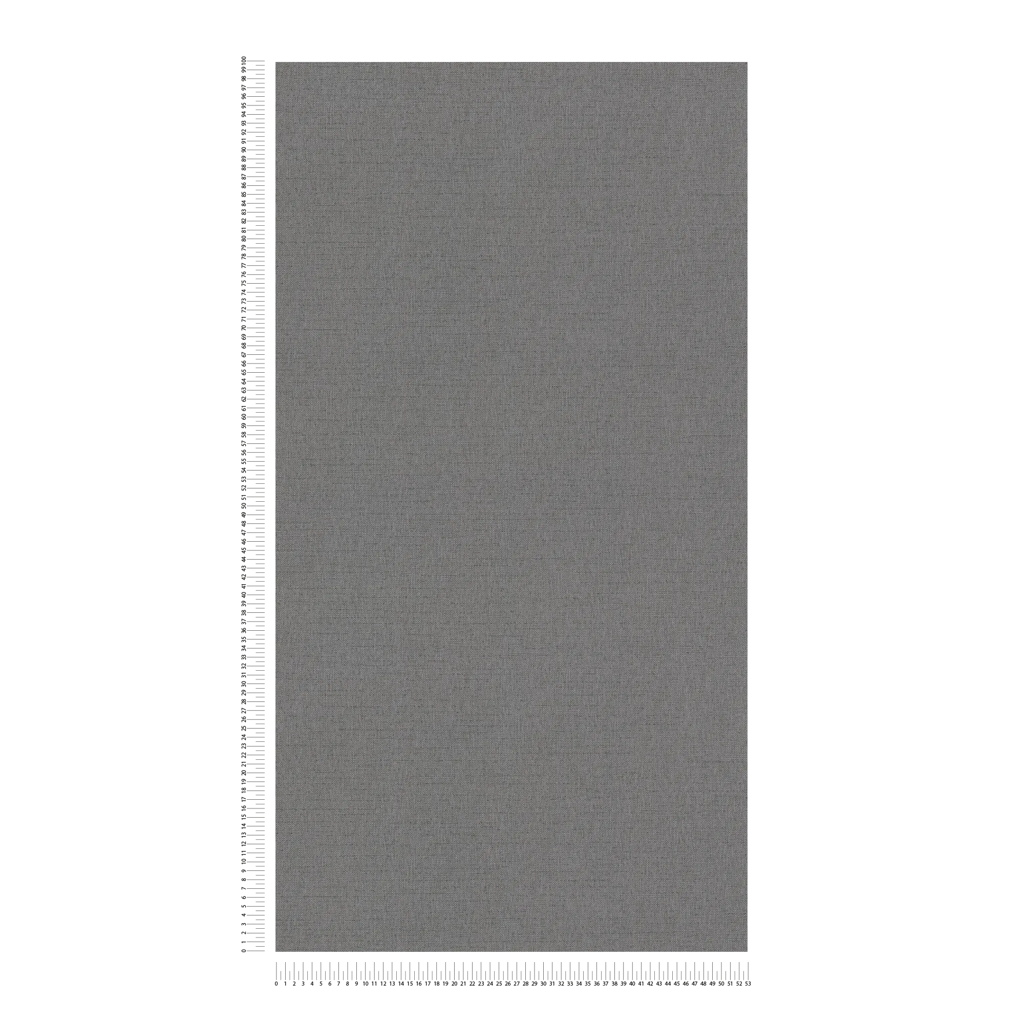             Plain non-woven wallpaper with a soft canvas look, lightly textured - grey
        